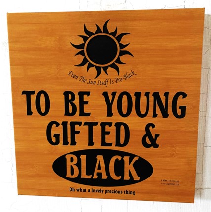 Leather Wall Art 14" x 14"