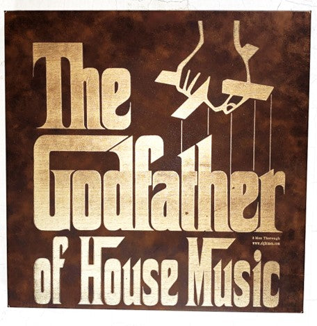 Leather Wall Art 14" x 14"