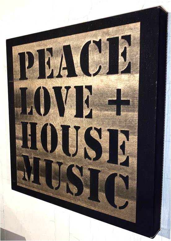 Leather Wall Art 14" x 14"