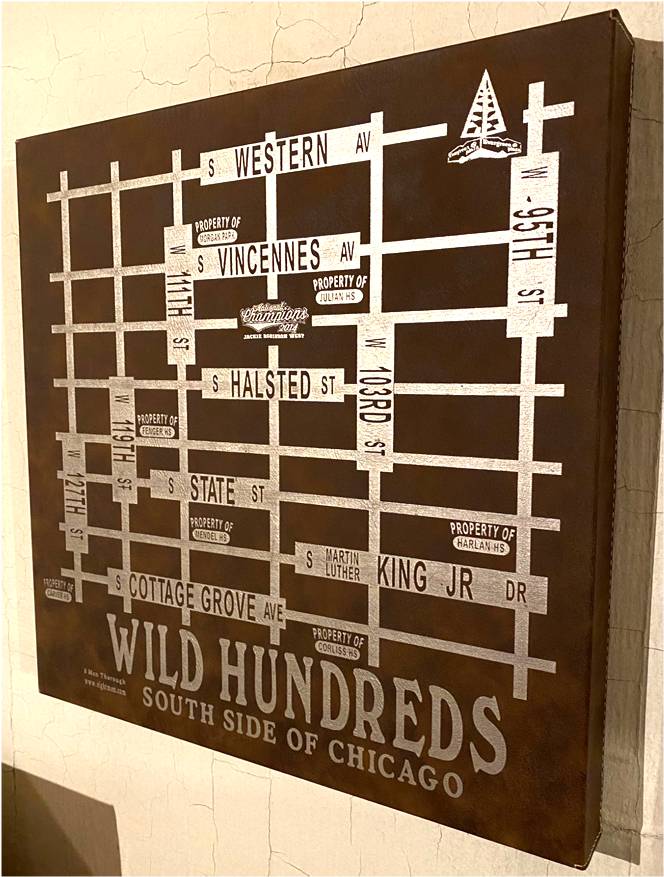 Leather Wall Art 14" x 14"